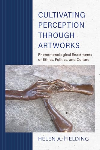 Book cover with title and bronze hands clasping a small sculpture.
