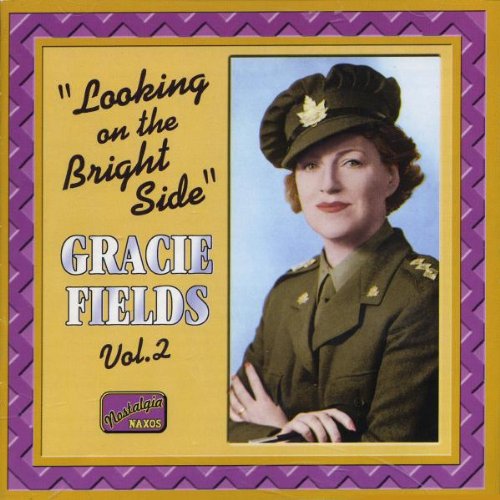 Gracie Fields CD cover featuring a portrait of Gracie Fields in military uniform.