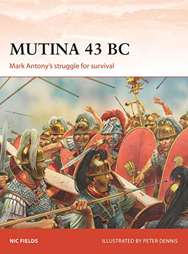 Book cover depicting a chaotic Roman battle scene with soldiers.