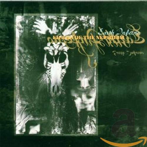 CD cover for Fields Of The Nephilim’s “Earth Inferno”, featuring skeletal imagery.