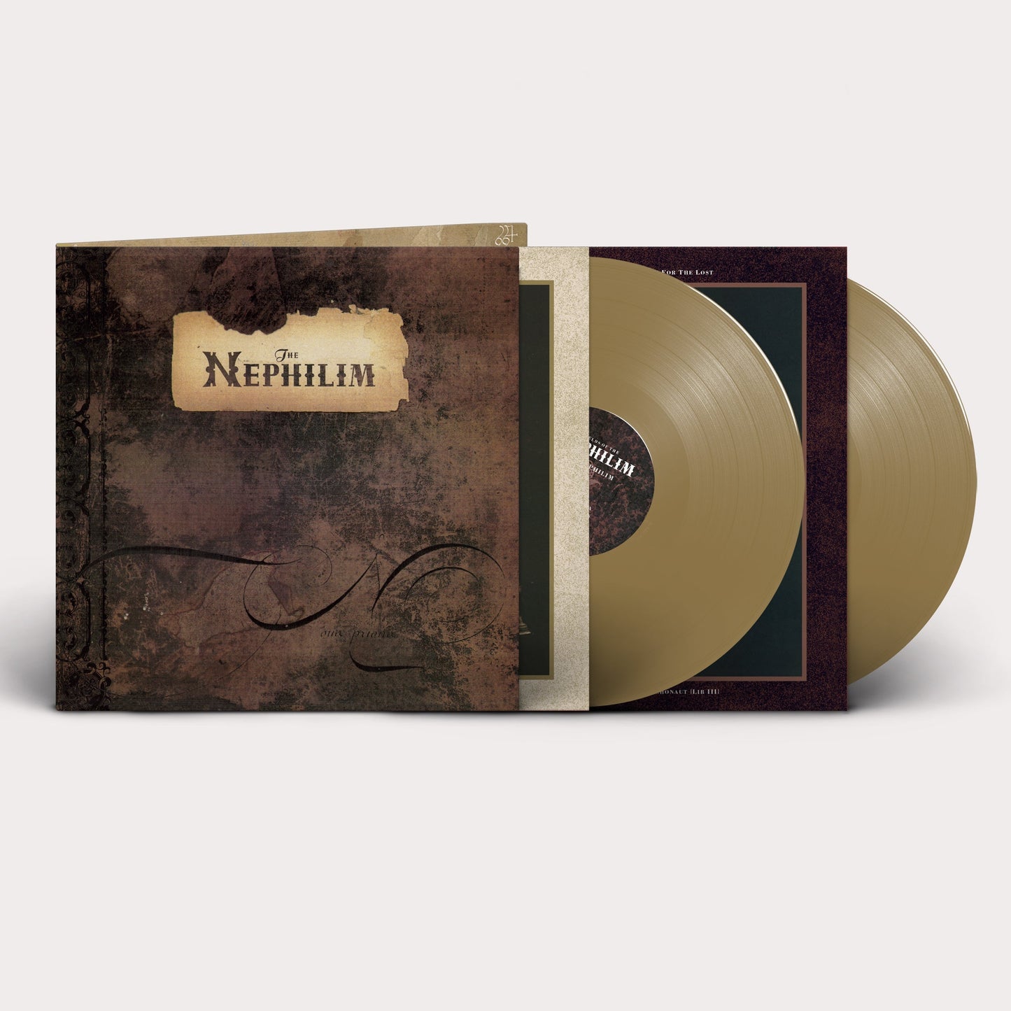 Vinyl record and cover for "The Nephilim" by Fields Of The Nephilim.