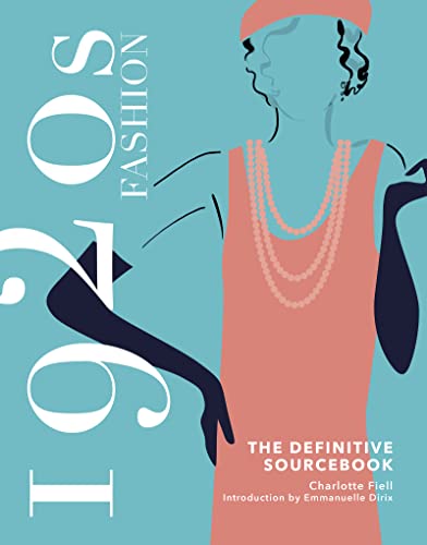 Book cover depicting a 1920s woman in a coral dress and long gloves.