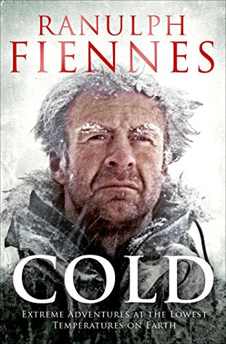 Book cover featuring a frost-covered man and the title “Cold.”
