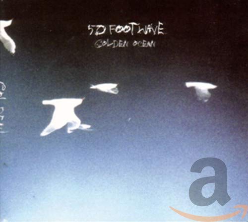 CD cover for Fifty Foot Wave’s “Golden Ocean” with wave imagery.