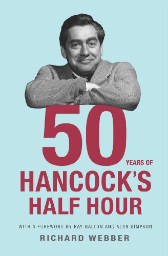 Book cover featuring Tony Hancock, large red “50”, and title text.