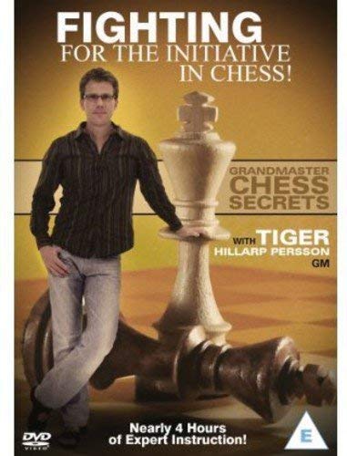 Chess DVD cover featuring a man and a large chess piece.