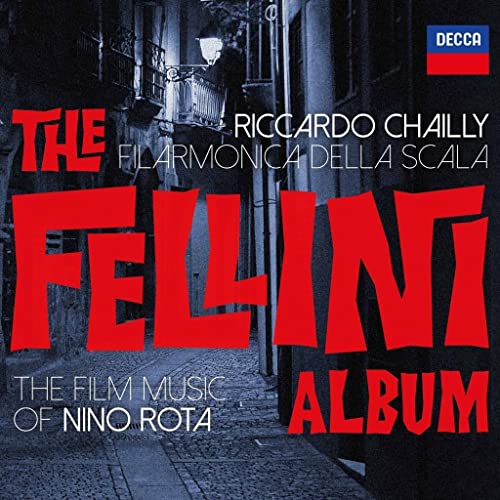 CD cover for "The Fellini Project" with red text and street scene.