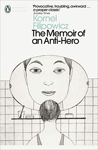 Book cover illustration of a person looking at their reflection in a bathroom mirror.
