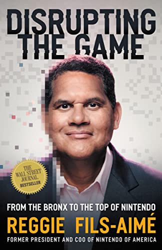 Book cover featuring Reggie Fils-Aimé, former Nintendo of America president.