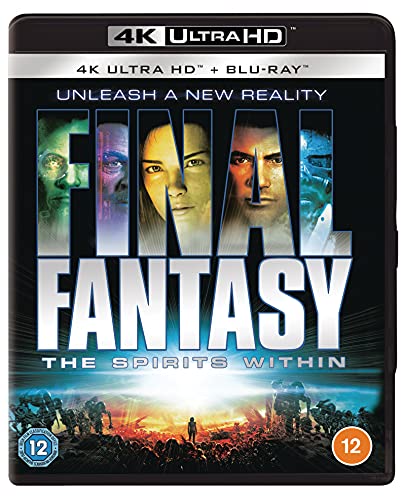 Final Fantasy: The Spirits Within 4K Ultra HD and Blu-ray movie cover art.