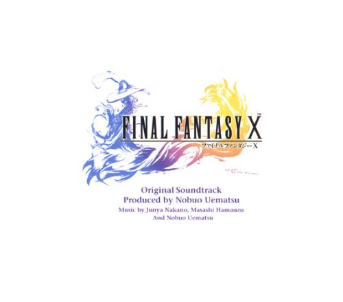 CDSCD cover for Final Fantasy X Original Soundtrack with blue and yellow abstract art.