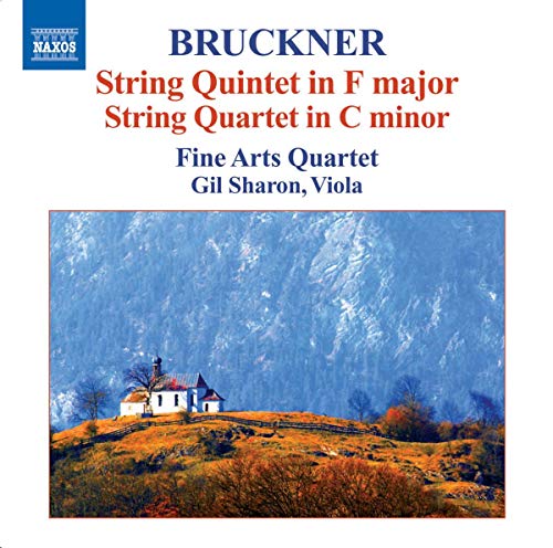 CD cover for Bruckner’s string quintet and quartet by Fine Arts Quartet.