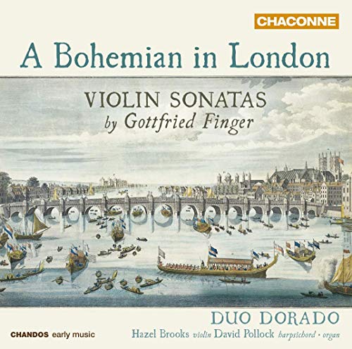 CD cover featuring a vintage illustration of a river scene with boats and a bridge.