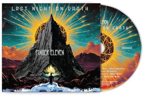 Finger Eleven album "Last Night On Earth" CD cover and disc.