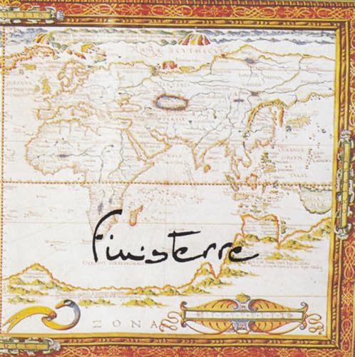 Antique map background with the word "Finisterre" handwritten across it.
