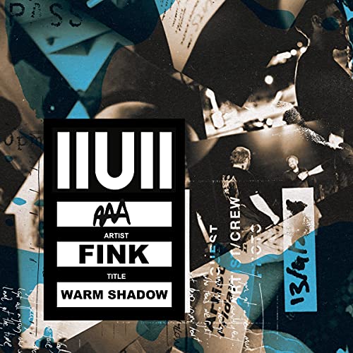 CD cover for Fink’s “IIUII” with abstract collage and figures.