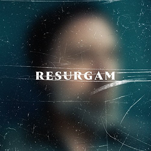 CD cover for Fink’s “Resurgam” with blurred, textured teal and brown tones.