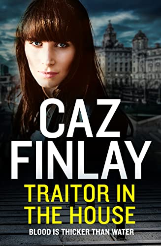 Book cover: woman’s face with Liverpool waterfront buildings in background.