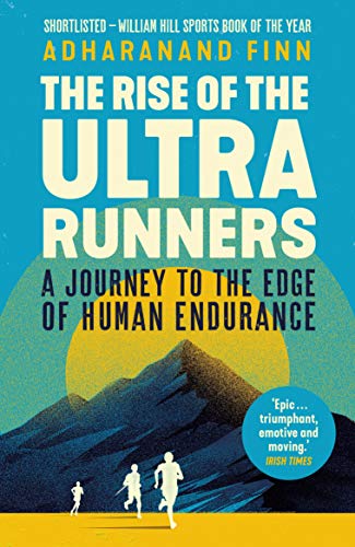 Book cover showing three runners silhouetted against a mountain range and a yellow sun.