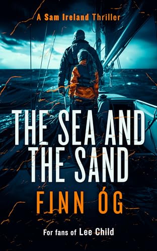 Book cover: two figures on a boat against a stormy sea.