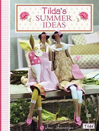 Colourful book cover with Tilda illustrations and summer-themed designs, likely featuring flowers and fabrics.