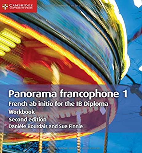 French textbook cover with blurred hot air balloon image, titled “Panorama francophone 1”.