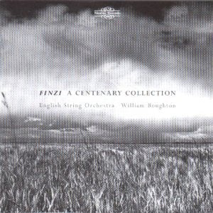 CD cover for “Finzi: A Centenary Collection” with a landscape image.
