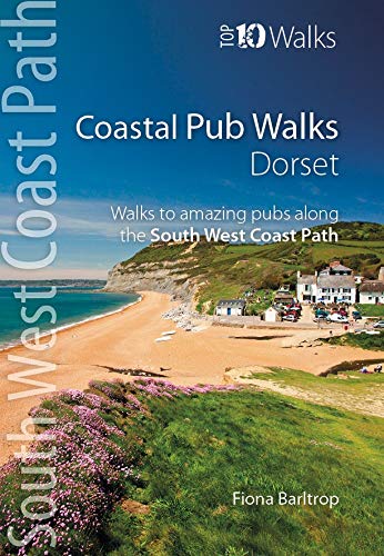 Book cover: coastal scene, pub, and text “Coastal Pub Walks Dorset”.