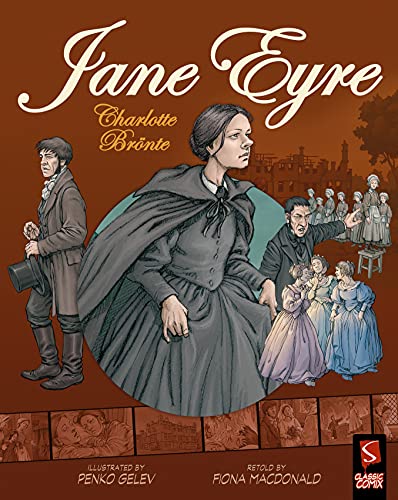 Cover of "Jane Eyre (Classic Comix)" depicting characters in 19th-century dress.