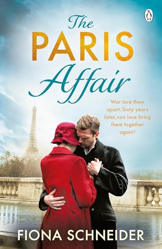 Book cover: couple embracing with Eiffel Tower in the background.