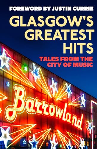 Book cover featuring the illuminated Barrowland Ballroom sign in Glasgow.
