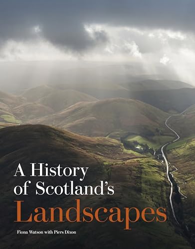 Book cover depicting rolling Scottish hills under a dramatic, cloudy sky.
