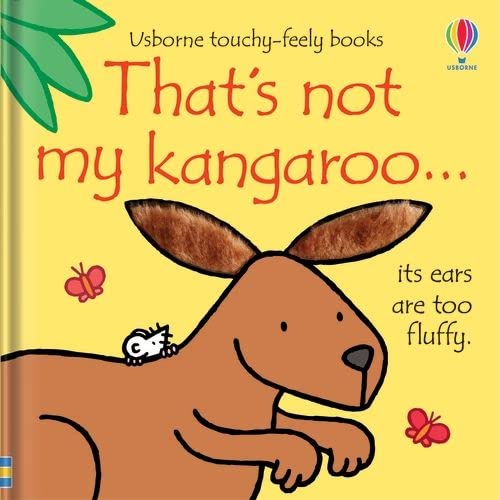 Book cover: a brown kangaroo with fluffy ears and a small chick.