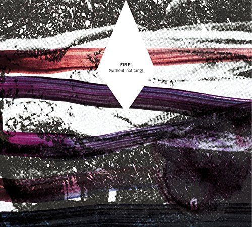 CD cover with abstract brushstrokes and a white diamond shape.