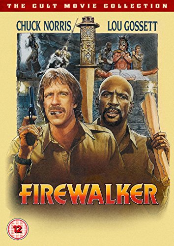DVD cover for "Firewalker" featuring Chuck Norris and Lou Gossett.
