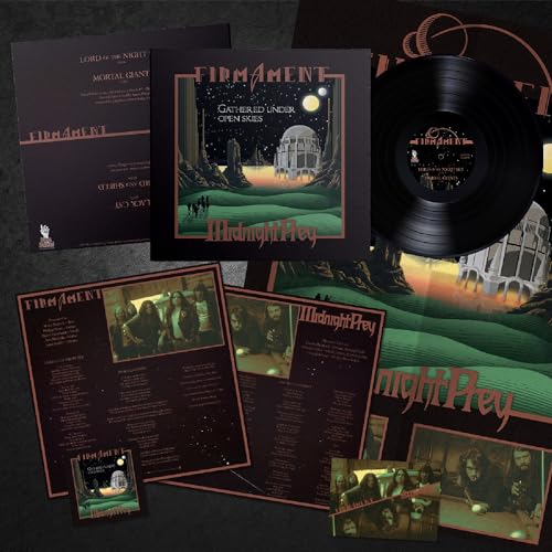 Vinyl record and sleeve for Firmament’s “Gathered Under Open Skies” album.