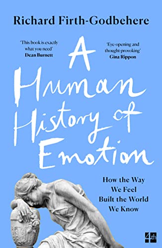 Book cover: “A Human History of Emotion” with a marble sculpture detail.