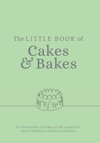 Pale green book cover with cake illustration and title text.
