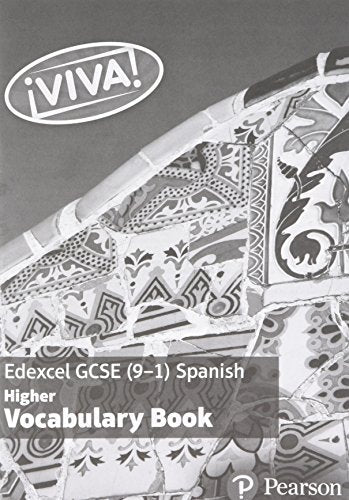 Black and white cover of “Viva! Edexcel GCSE Spanish Higher Vocabulary Book”.