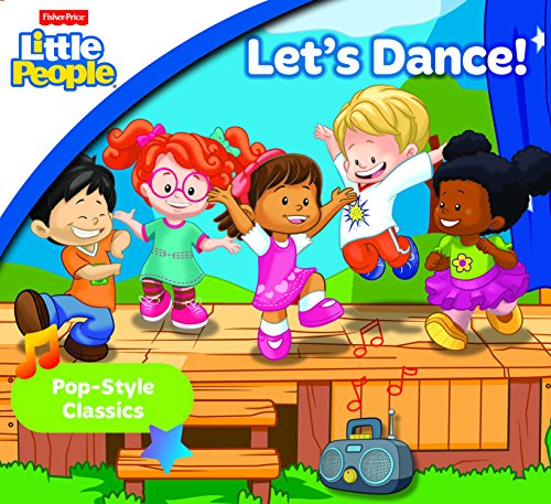 Fisher-Price “Let’s Dance!” CD cover with cartoon children dancing.