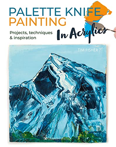 Book cover featuring a textured acrylic painting of a snow-capped mountain.
