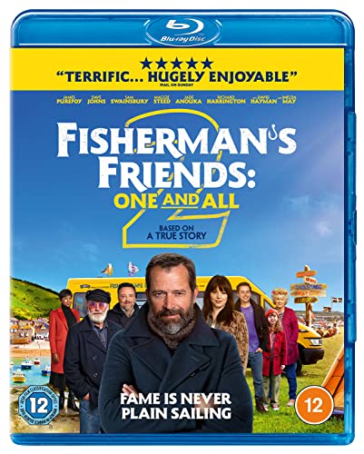 Blu-ray cover for "Fisherman’s Friends 2: One And All" with cast photo.