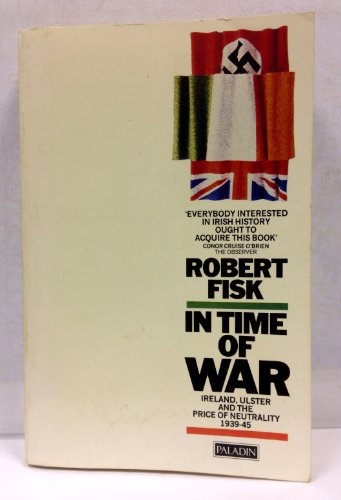 Book cover: “In Time of War” by Robert Fisk, with flag imagery.