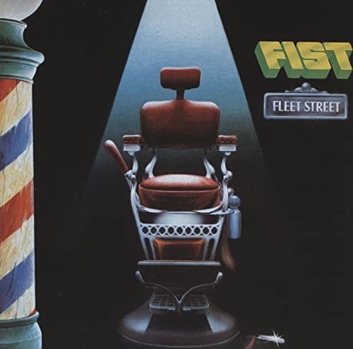 Album cover for “Fist - Fleet Street” featuring a barber chair.