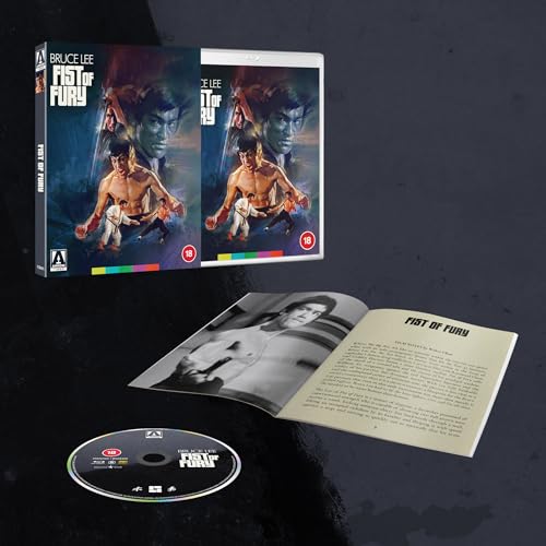 Fist of Fury Blu-ray limited edition set with case, booklet, and disc.