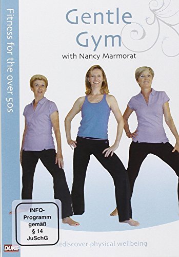 DVD cover featuring three women in activewear, promoting fitness for over 50s.