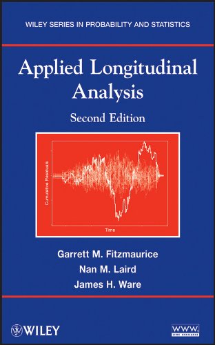 Blue book cover with white text: "Applied Longitudinal Analysis," second edition.