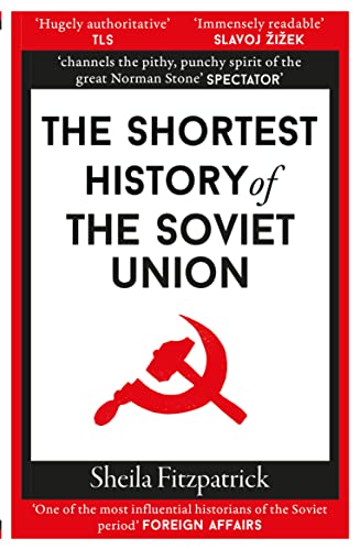 Book cover titled The Shortest History of the Soviet Union with a red hammer-and-sickle.