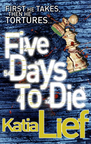 Book cover: "Five Days to Die" with chess pieces and red splatters.