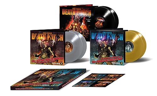Five Finger Death Punch vinyl record set with album artwork and inserts.